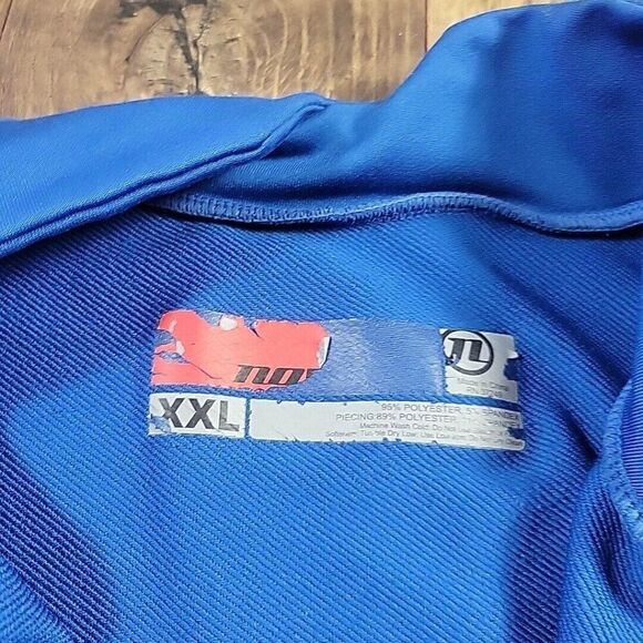Novara Jacket Mens 2XL Blue Cycling Outdoor Full Zip Pocket - Picture 3 of 11